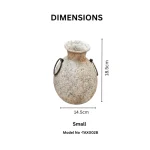Nomad Loop Textured Ceramic Decorative Vase - Image 3