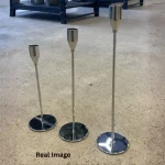 Nordic Luxe Decorative Metal Candle Stand Set - candle not included - Image 7