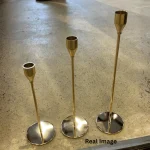 Nordic Luxe Decorative Metal Candle Stand Set - candle not included - Image 13