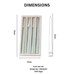 Luxury Coloured Taper Candle Set - Image 12
