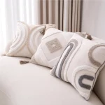 Ivory Arch Embroidered Decorative Cushion Cover  - Image 4