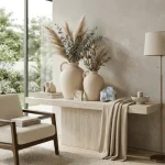 Nordic Pearl Textured Ceramic Decorative Vase - Image 5