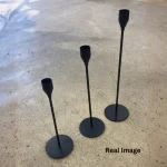Nordic Luxe Decorative Metal Candle Stand Set - candle not included - Image 30