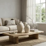 Nordic Pearl Textured Ceramic Decorative Vase - Image 6