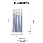 Luxury Coloured Taper Candle Set - Image 19