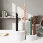 Luxury Twisted Pillar Candle - Image 4