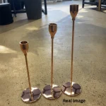Nordic Luxe Decorative Metal Candle Stand Set - candle not included - Image 22