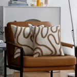 EarthFlow Embroidered Decorative Cushion Cover - Image 3
