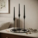 Nordic Luxe Decorative Metal Candle Stand Set - Image 20
