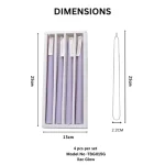 Luxury Coloured Taper Candle Set - Image 21