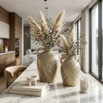 Tuscan Earth Textured Ceramic Decorative Vase - Image 5