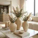 Dune Textured Ceramic Decorative Vase