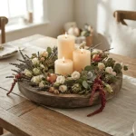 Rustic Round Centerpiece Tray - Image 4