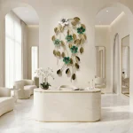 Golden Vine Metal Wall Decor