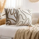 EarthFlow Embroidered Decorative Cushion Cover - Image 5