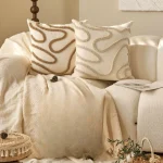 Nordic Flow Embroidered Decorative Cushion Cover - Image 7