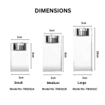 Crystal Glass Tea Light Holder Set - Image 2