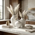 Cloud Stone Textured Ceramic Decorative Vase - Image 6