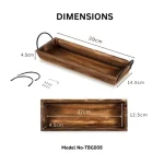 Farmhouse Wooden Centerpiece Tray - Image 2