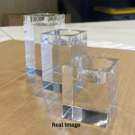 Crystal Glass Tea Light Holder Set - candle not included - Image 5