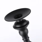 Vintage Black Candle Holder Set - Image 8
