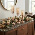 Auric Luxury Glass Candle Holder Set - Image 4
