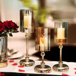 Auric Luxury Glass Candle Holder Set - Image 5