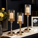 Auric Luxury Glass Candle Holder Set - Image 9