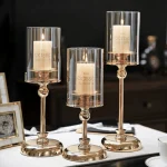 Auric Luxury Glass Candle Holder Set - Image 7