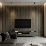 STC Groove PVC Panel Charcoal Gold Line IPD1 - Image 9