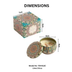 Mediterranean Patterned Decorative Candle - Image 15