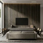 STC Groove PVC Panel Charcoal Gold Line IPD1 - Image 10