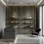 STC Groove PVC Panel Charcoal Gold Line IPD1 - Image 12