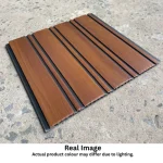 STC Groove PVC Panel Walnut Brown IPC1 - Image 3