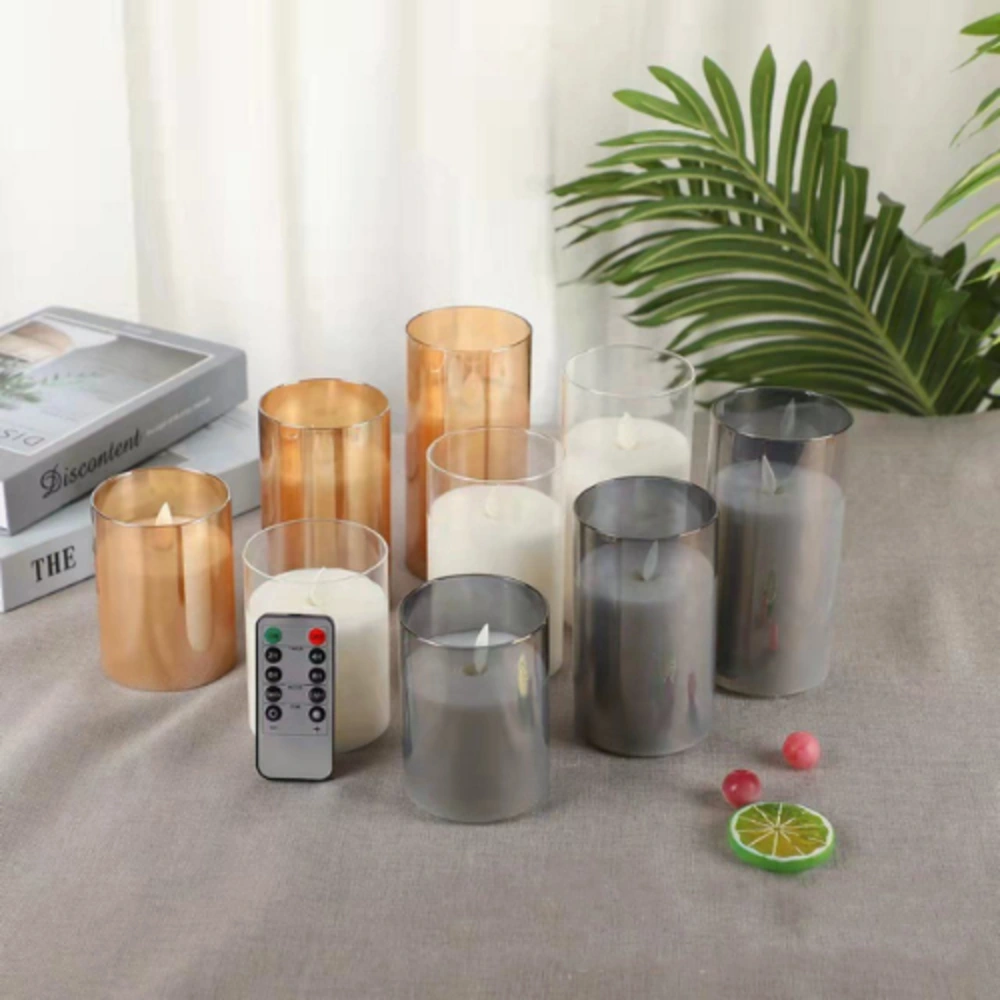 10-309 Pillar Candles with Remote Control