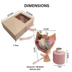 Botanical Reed Diffuser Gift Set Delicate Pink - Image 2