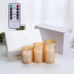 LED Flameless Pillar Candles with Remote Control - Image 9