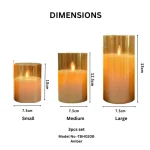 LED Flameless Pillar Candles with Remote Control - Image 8