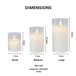 LED Flameless Pillar Candles with Remote Control - Image 15