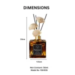 Reed Diffuser with White Sola Flowers - Image 2
