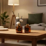 Reed Diffuser with White Sola Flowers - Image 3