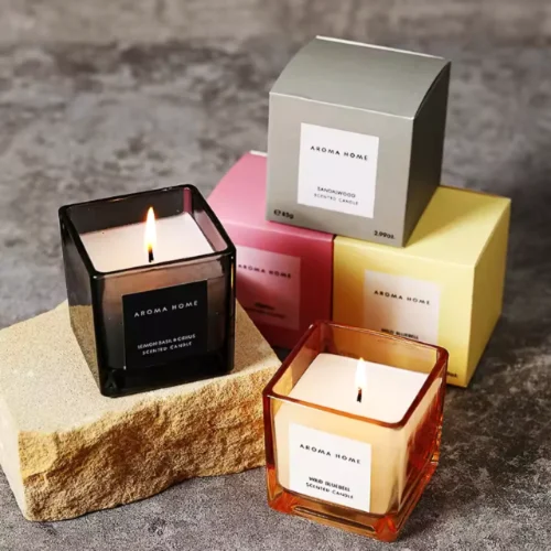 Minimalist Glass Luxury Scented Candle