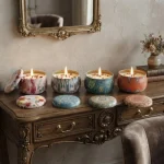 Mediterranean Patterned Decorative Candle