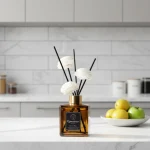 Reed Diffuser with White Sola Flowers - Image 6