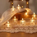LED Crystal Tealight Candle