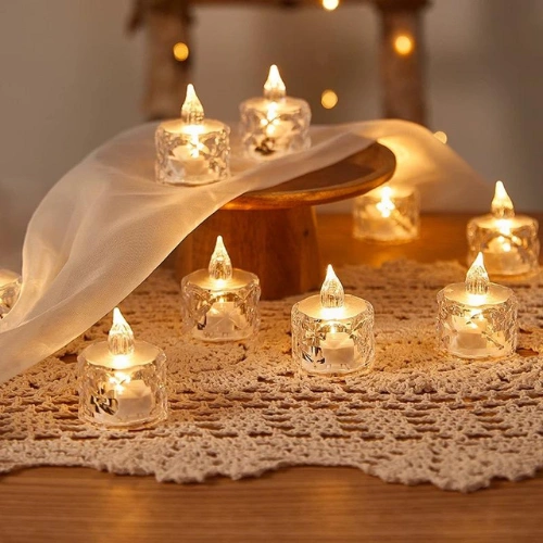 44-24 LED Crystal Tealight Candle