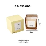 Minimalist Glass Luxury Scented Candle - Image 2