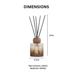 Frosted Glass Luxury Reed Diffuser - Image 2