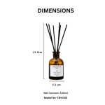 Nature's Harmony Reed Diffuser British Pear & Delphinium - Image 2