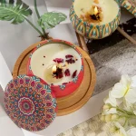 Mediterranean Patterned Decorative Candle - Image 23
